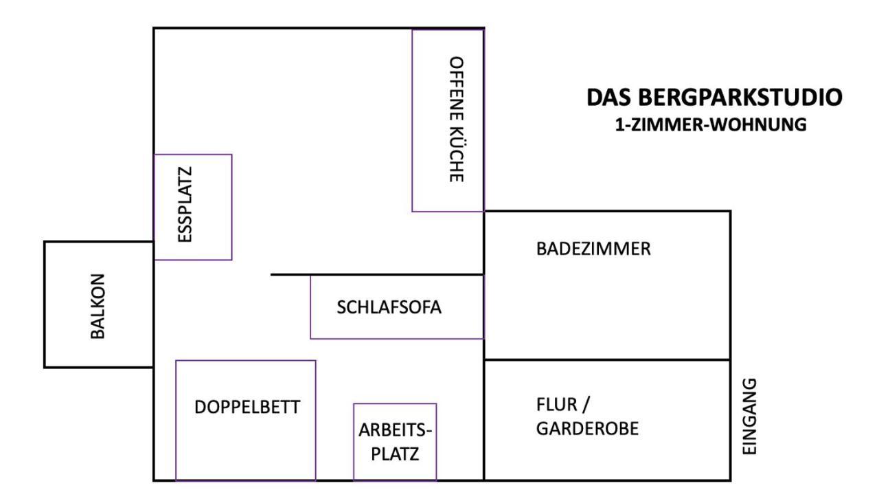 Das Bergparkstudio Daire Kassel Dış mekan fotoğraf
